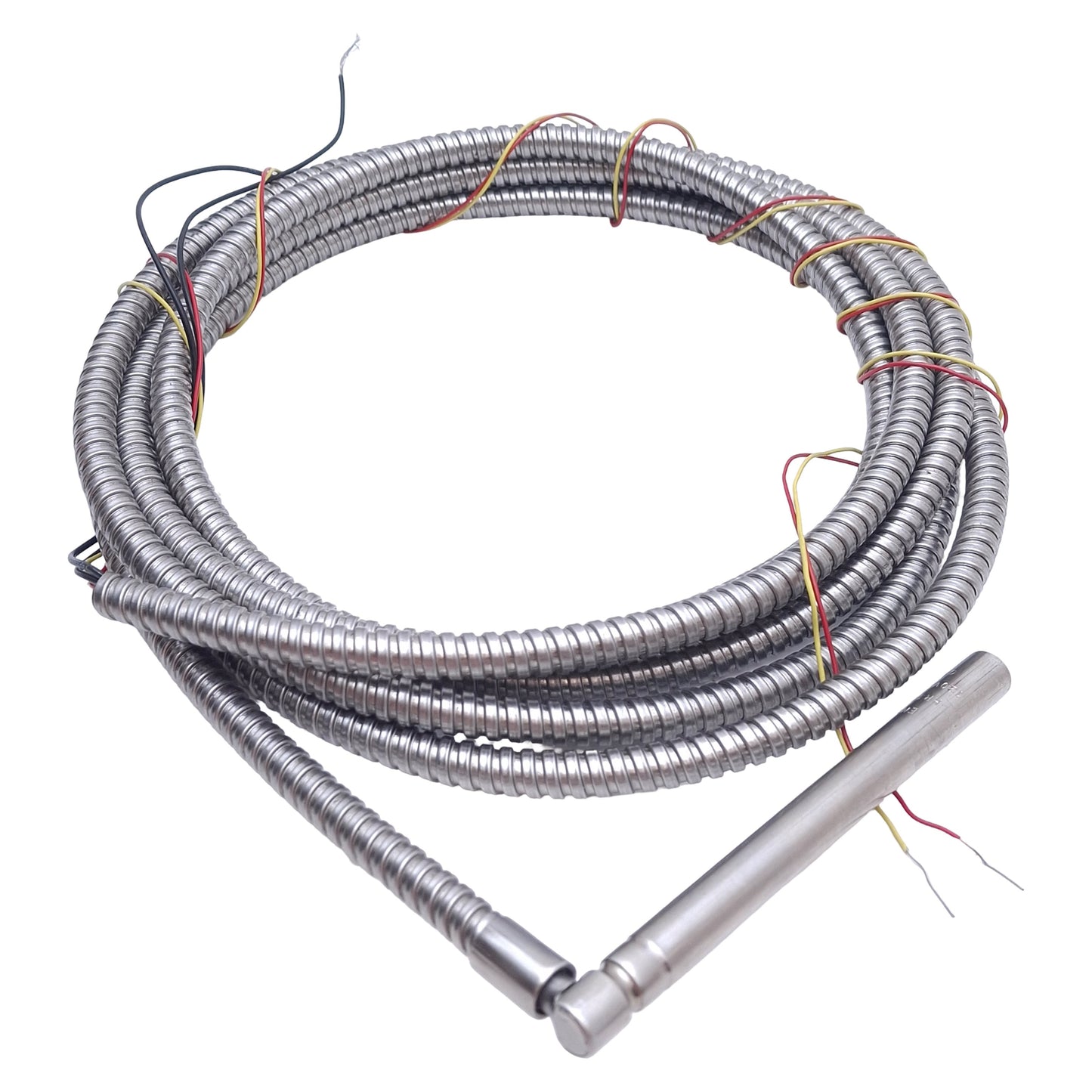 Used Entherm HR37043U Right-Angled Cartridge Heater, ø3/8 x 4in, 120VAC 300W, 10ft