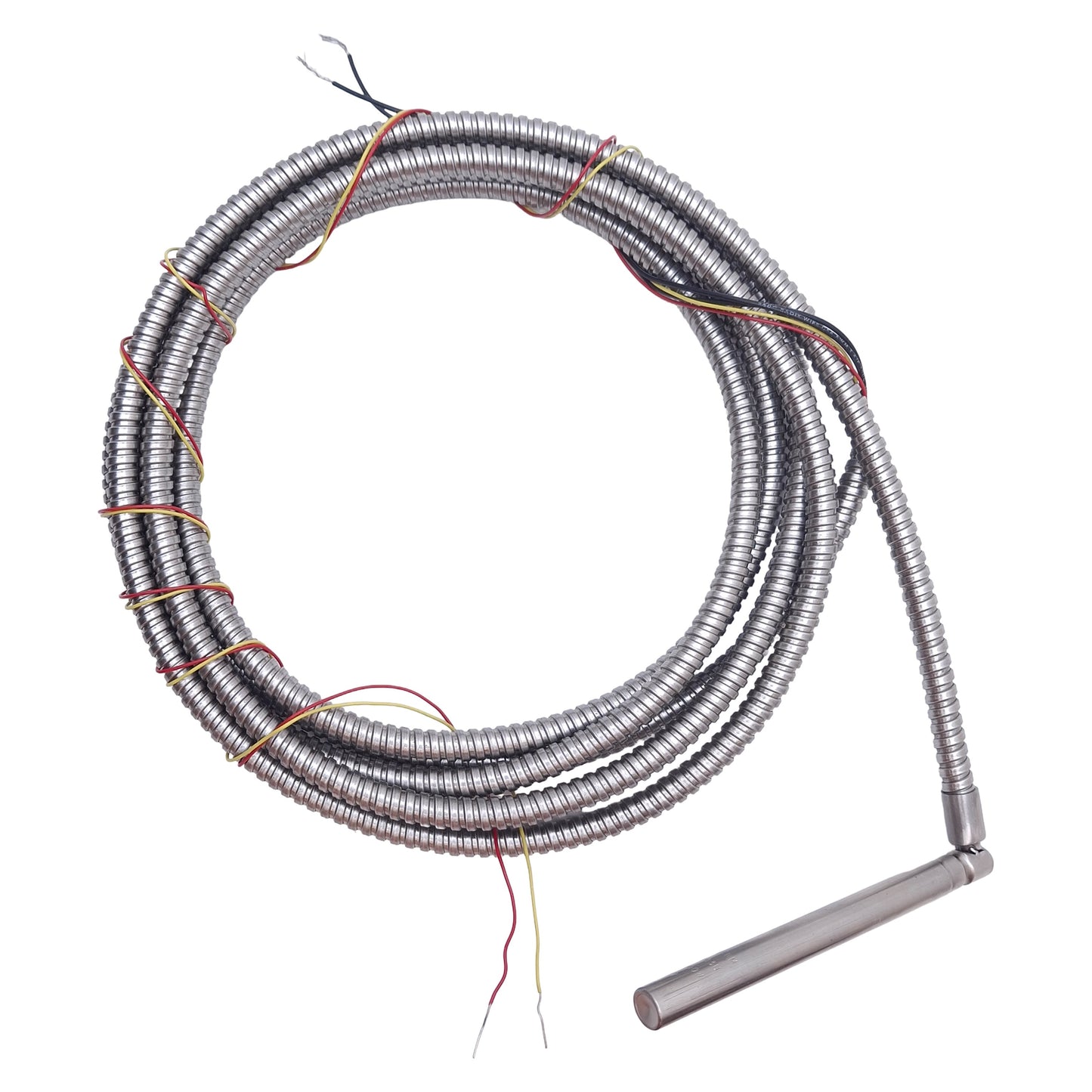 Used Entherm HR37043U Right-Angled Cartridge Heater, ø3/8 x 4in, 120VAC 300W, 10ft