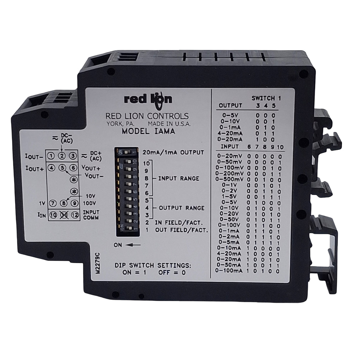 New Red Lion IAMA3535 Universal Signal Conditioning Converter, 3W, 11-36VDC/24VAC