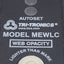 Used Tri-Tronics MEWLC Fork Registration Mark Sensor, NPN/PNP, 10-30VDC, 5-Pin M12