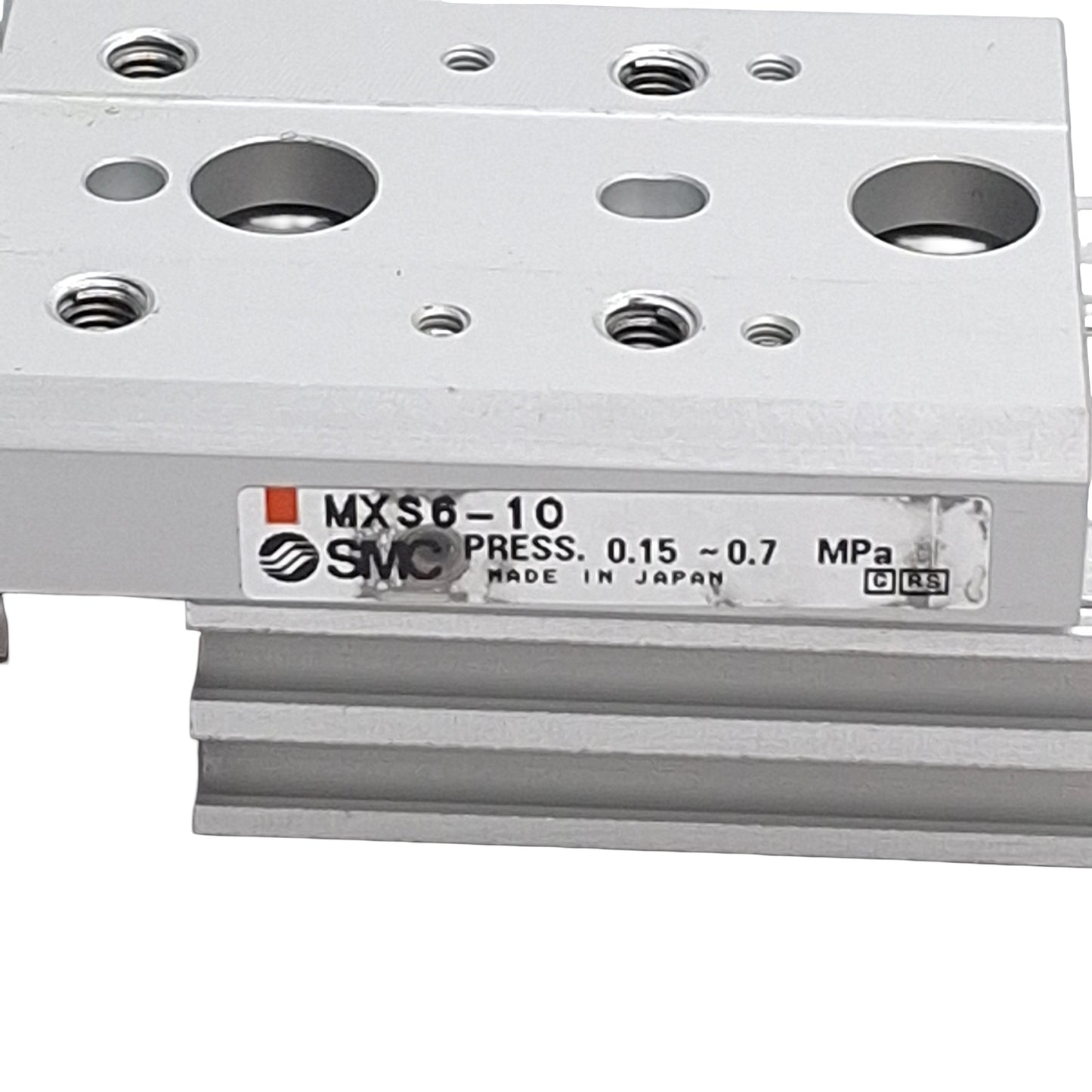 New – Open box SMC MXS6-10 Pneumatic Slide Table Bore: 6mm, Stroke: 10mm, Pressure 0.15-0.7MPa