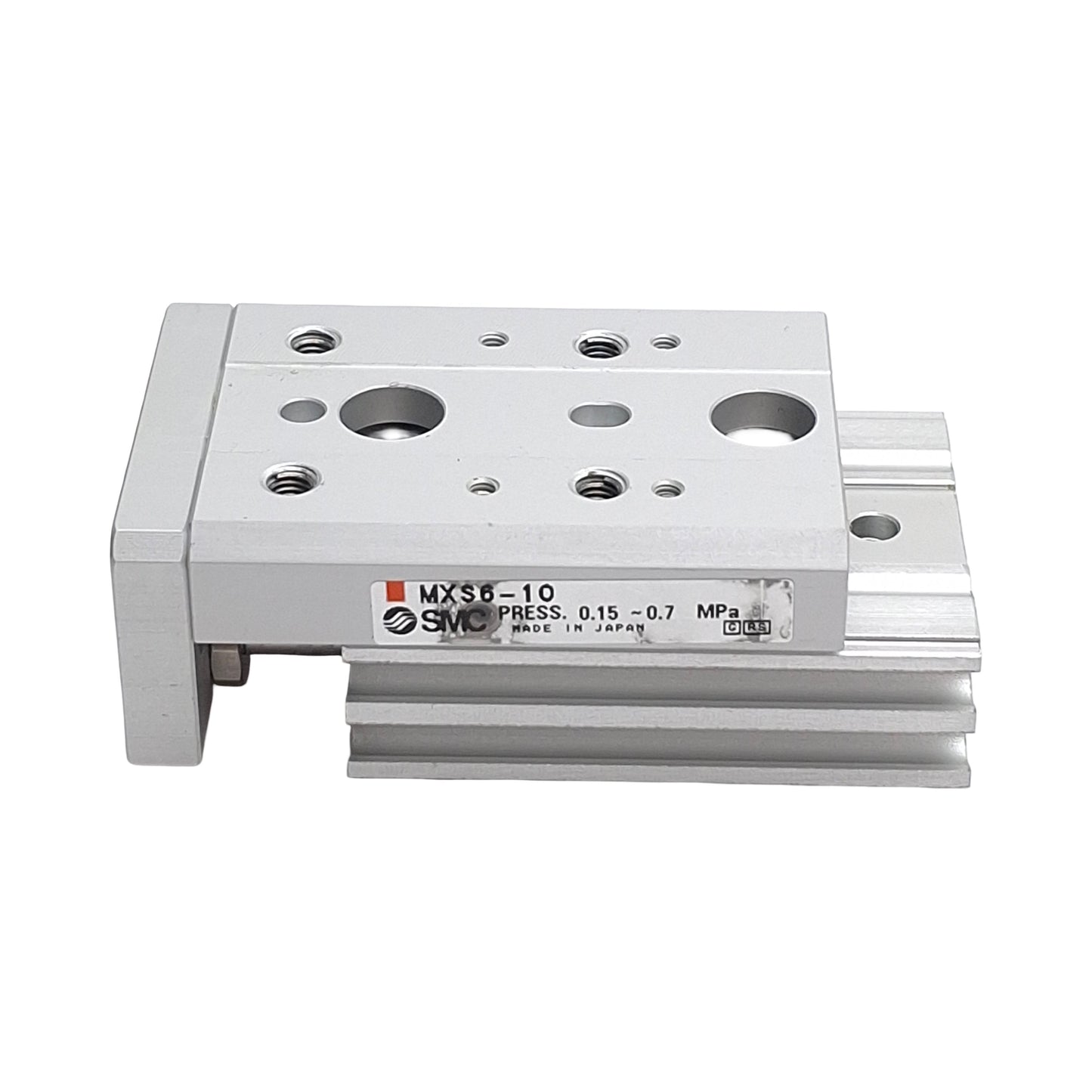 New – Open box SMC MXS6-10 Pneumatic Slide Table Bore: 6mm, Stroke: 10mm, Pressure 0.15-0.7MPa
