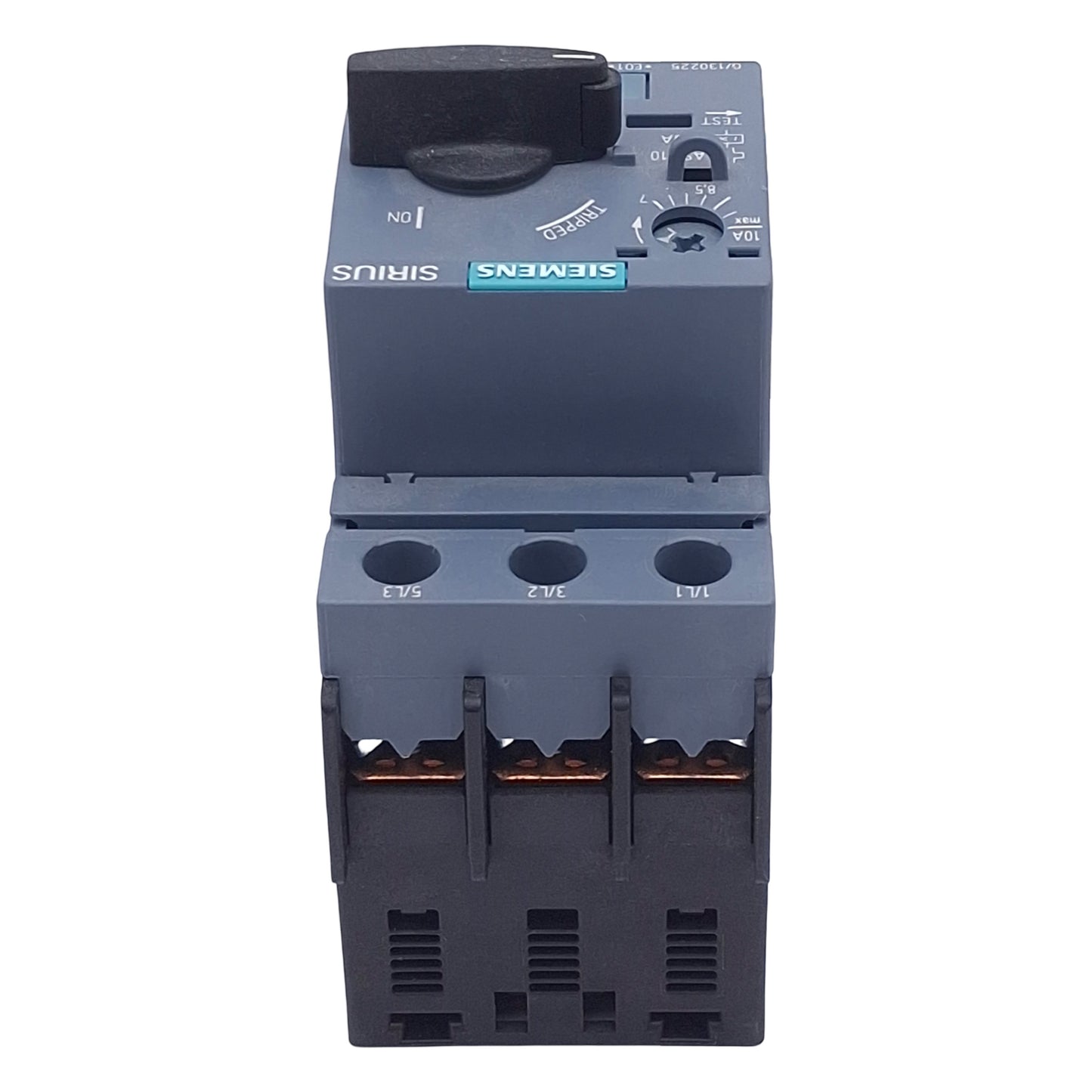 New – Open box Siemens 3RV2021-1JA10 SIRIUS Motor Circuit Breaker, 3-Pole, 7-10A Range, 690VAC