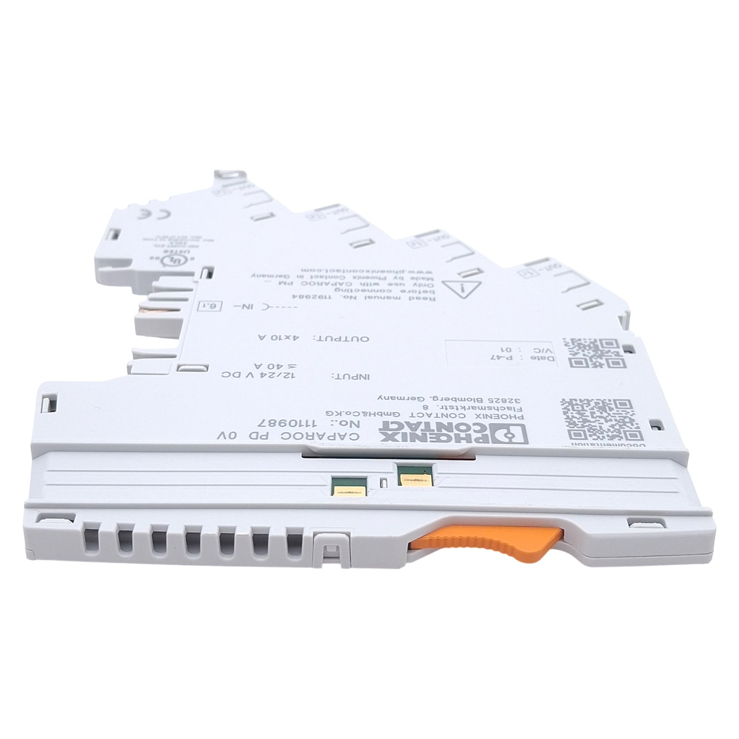 Used Phoenix Contact CAPAROC PD 0V Potential Distributor, 0-30VDC, 40A, DIN Rail