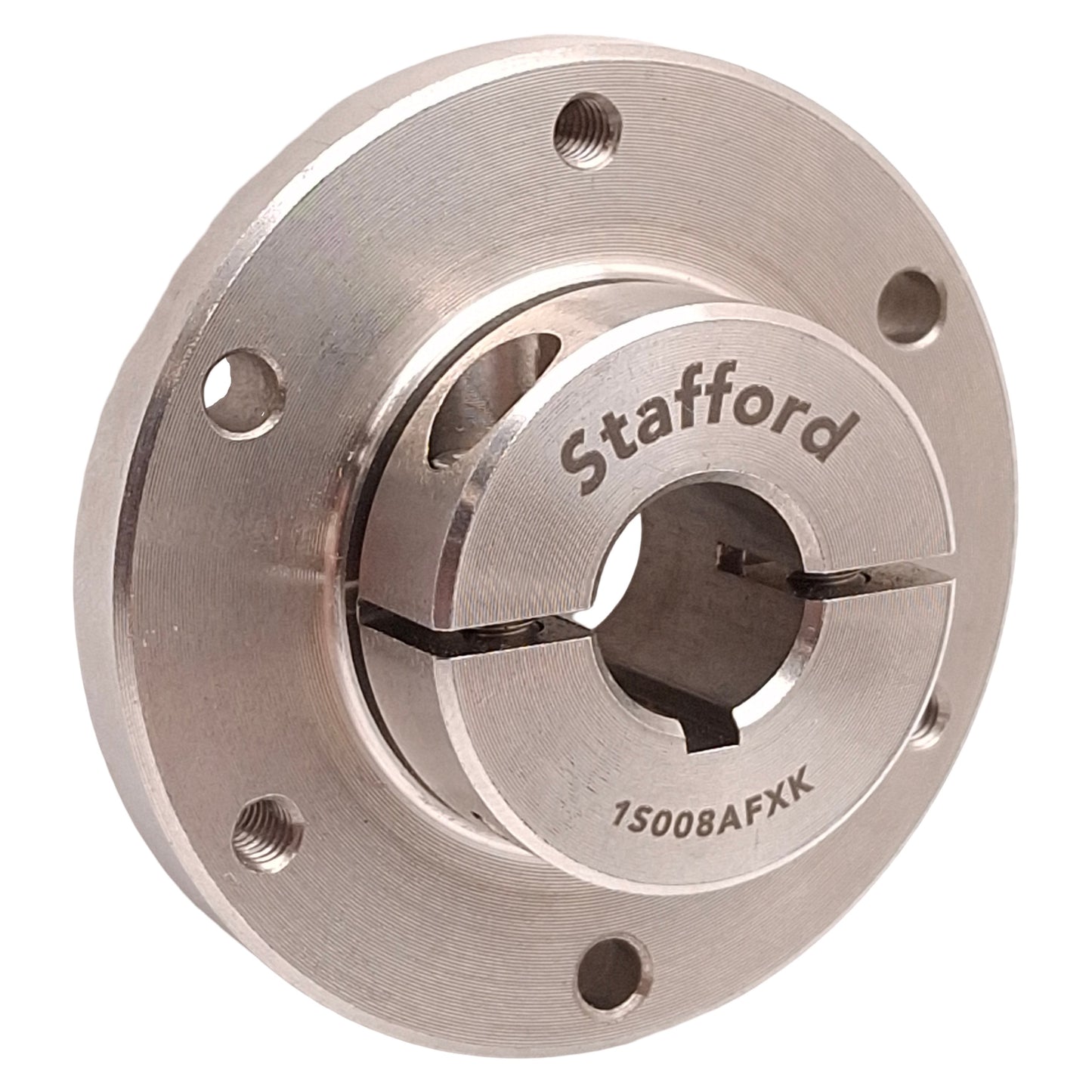 Used Stafford 1S008AFXK Accu-Flange Shaft Mounting Collar, ø1/2in Bore, SS303