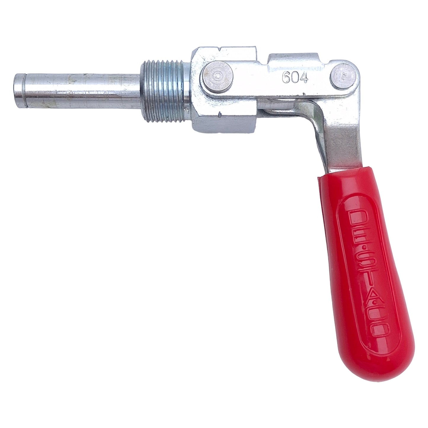 Used Destaco 604-MM Straight Line Action Clamp, M8 Thread, 38.1mm Travel, 1330N