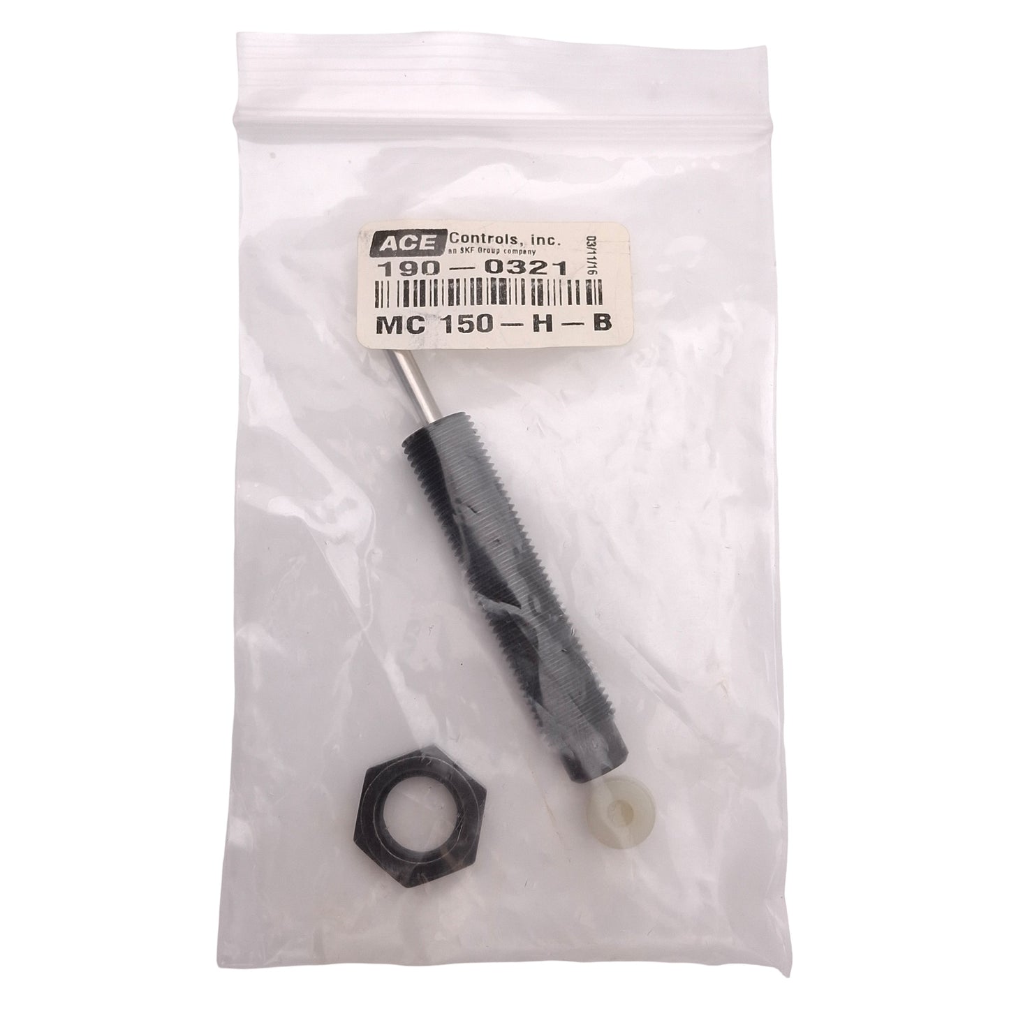 New Ace Controls 190-0321 MC150H-B Shock Absorber 0.5in Stroke, 9/16-18UNF, 175in-lb