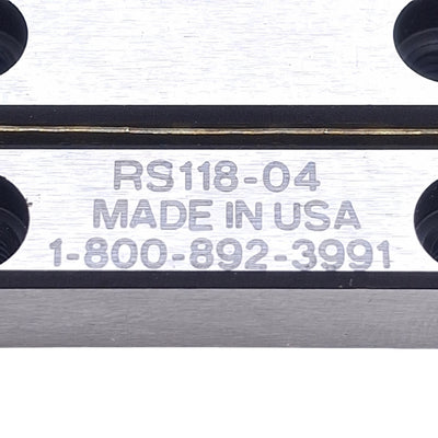 New ALM RS118-04 Cross Roller Linear Rail Set, 100mm Length, 44mm Travel, 464lbs
