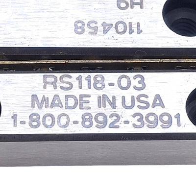 New ALM RS118-03 Cross Roller Linear Rail Set, 75mm Length, 34mm Travel, 348lbs
