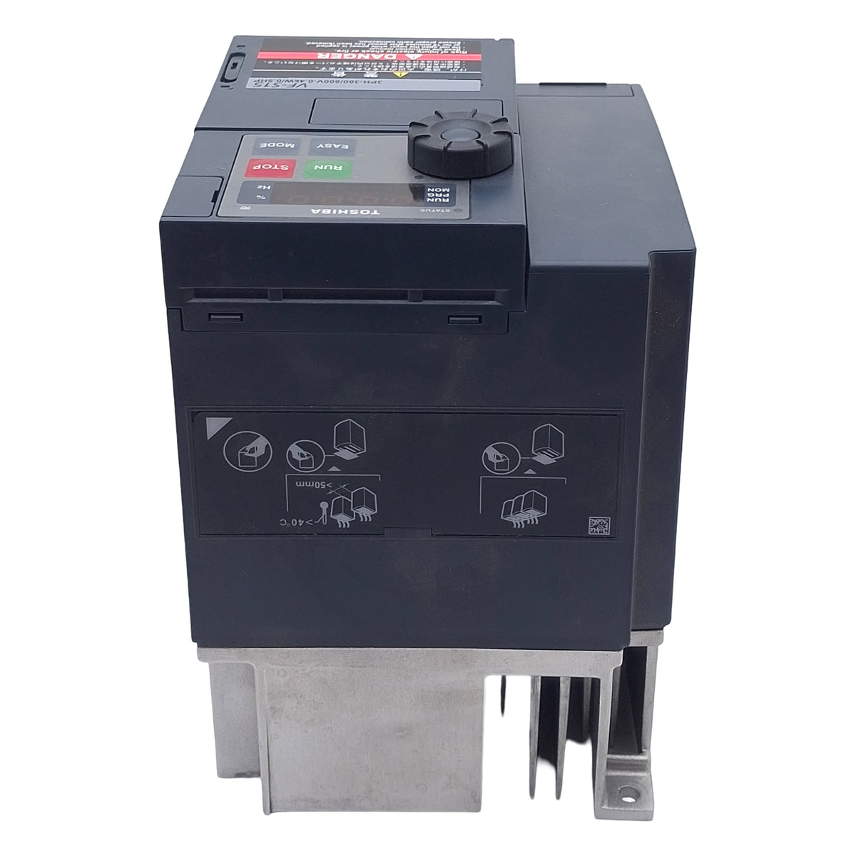 Used Toshiba VFS15-4004PL Transistor Inverter, 0.5HP, 3-Phase 380-500VAC In, 1.5A Out