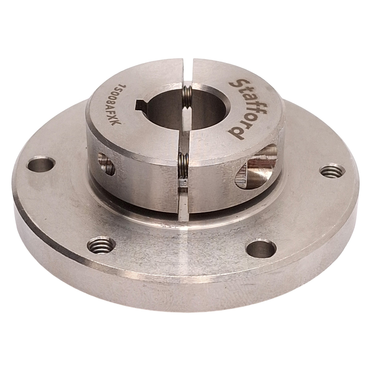 New Stafford 1S008AFXK Accu-Flange Shaft Mounting Collar, SS303, ø1/2in Bore