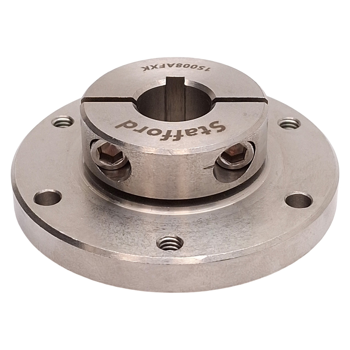New Stafford 1S008AFXK Accu-Flange Shaft Mounting Collar, SS303, ø1/2in Bore