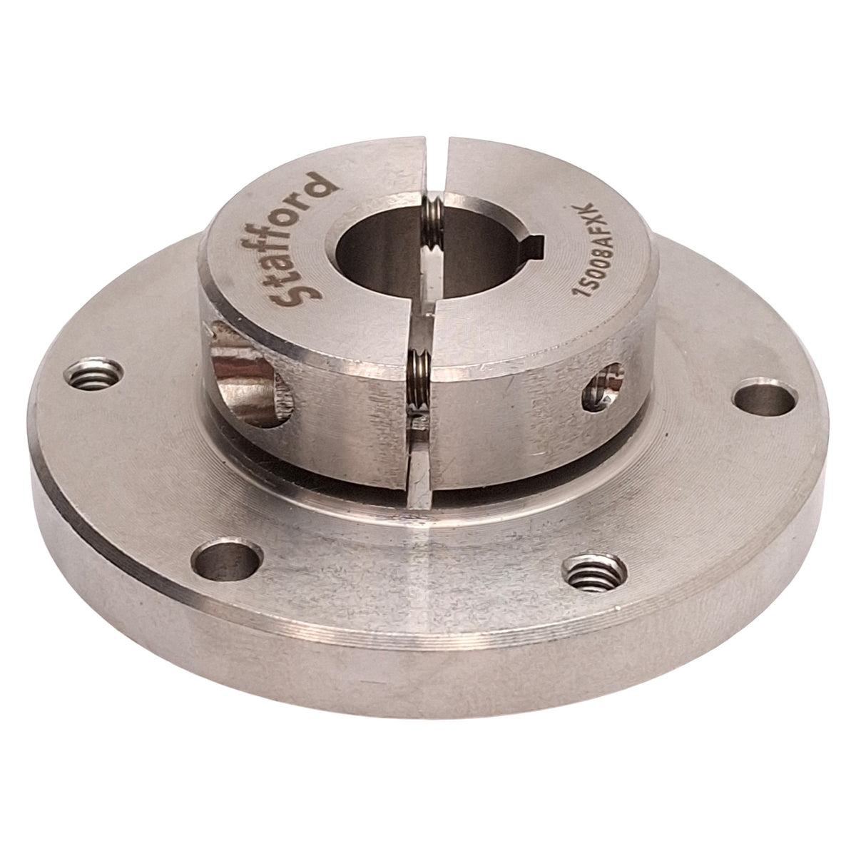 New Stafford 1S008AFXK Accu-Flange Shaft Mounting Collar, SS303, ø1/2in Bore
