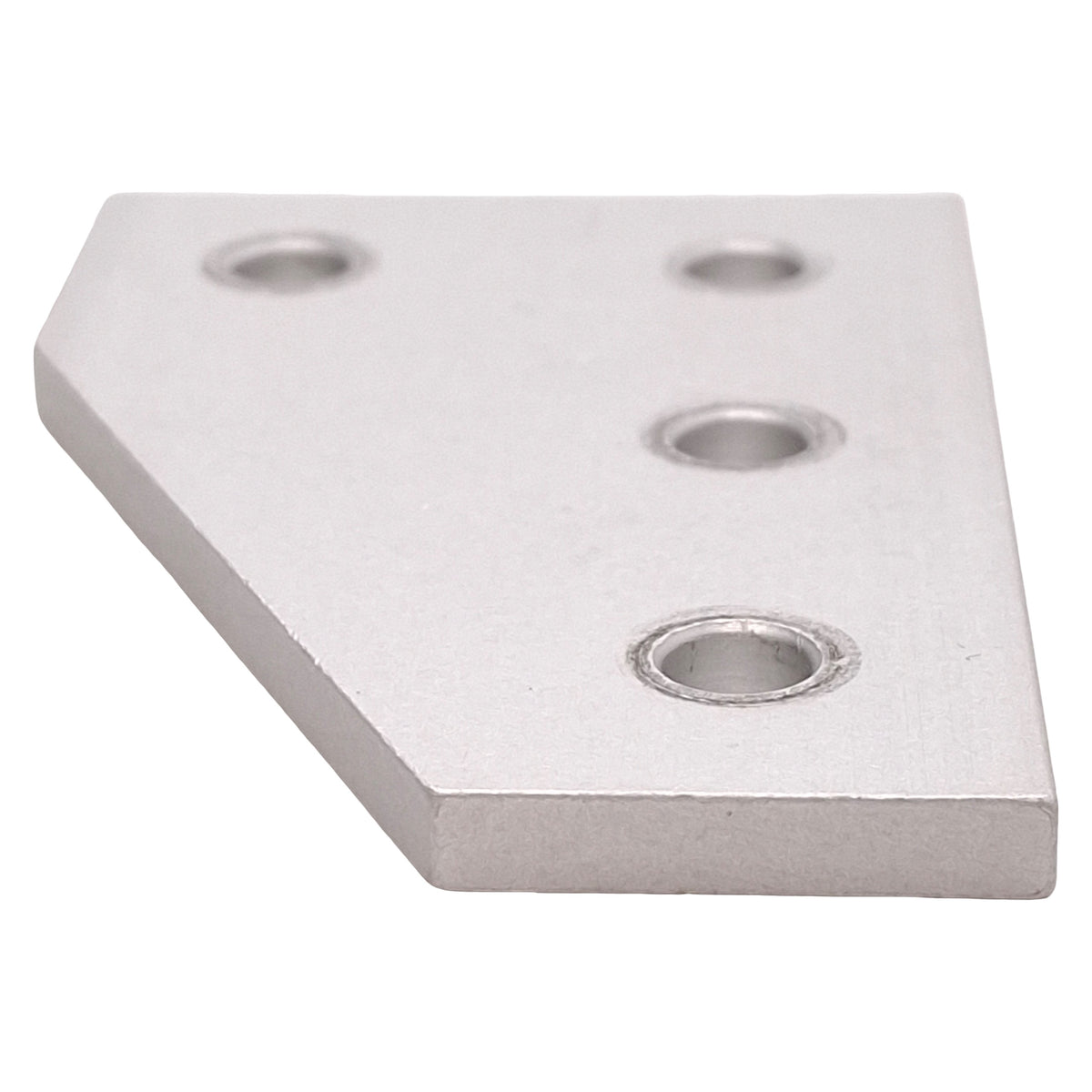 Used Lot of 10 80/20 4150 90-Degree Angled Flat Plate, 10-Series, 4-Hole, 3in x 2in