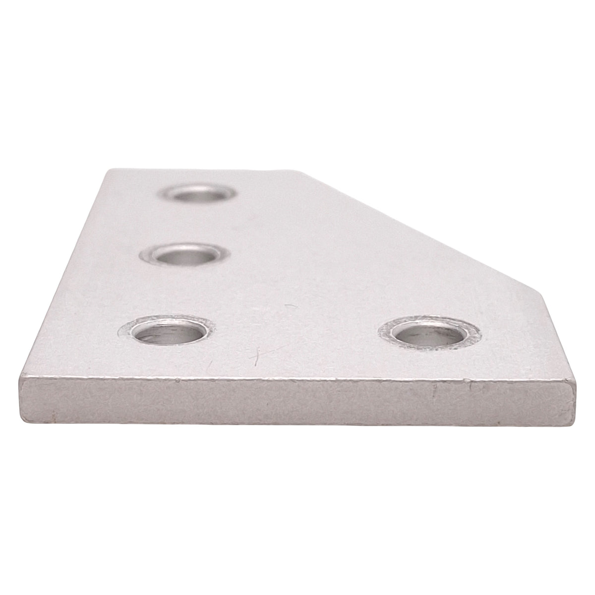 Used Lot of 10 80/20 4150 90-Degree Angled Flat Plate, 10-Series, 4-Hole, 3in x 2in