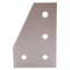 Used Lot of 10 80/20 4150 90-Degree Angled Flat Plate, 10-Series, 4-Hole, 3in x 2in