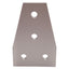 Used Lot of 10 80/20 4141 Tee Flat Plate, 10-Series, 4-hole, 3in x 2in x 0.188in
