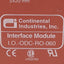 Used Continental I/O.-ODC-RO-060 Interface Module, 4-28VDC Input, 5-60VDC 0-3A Output