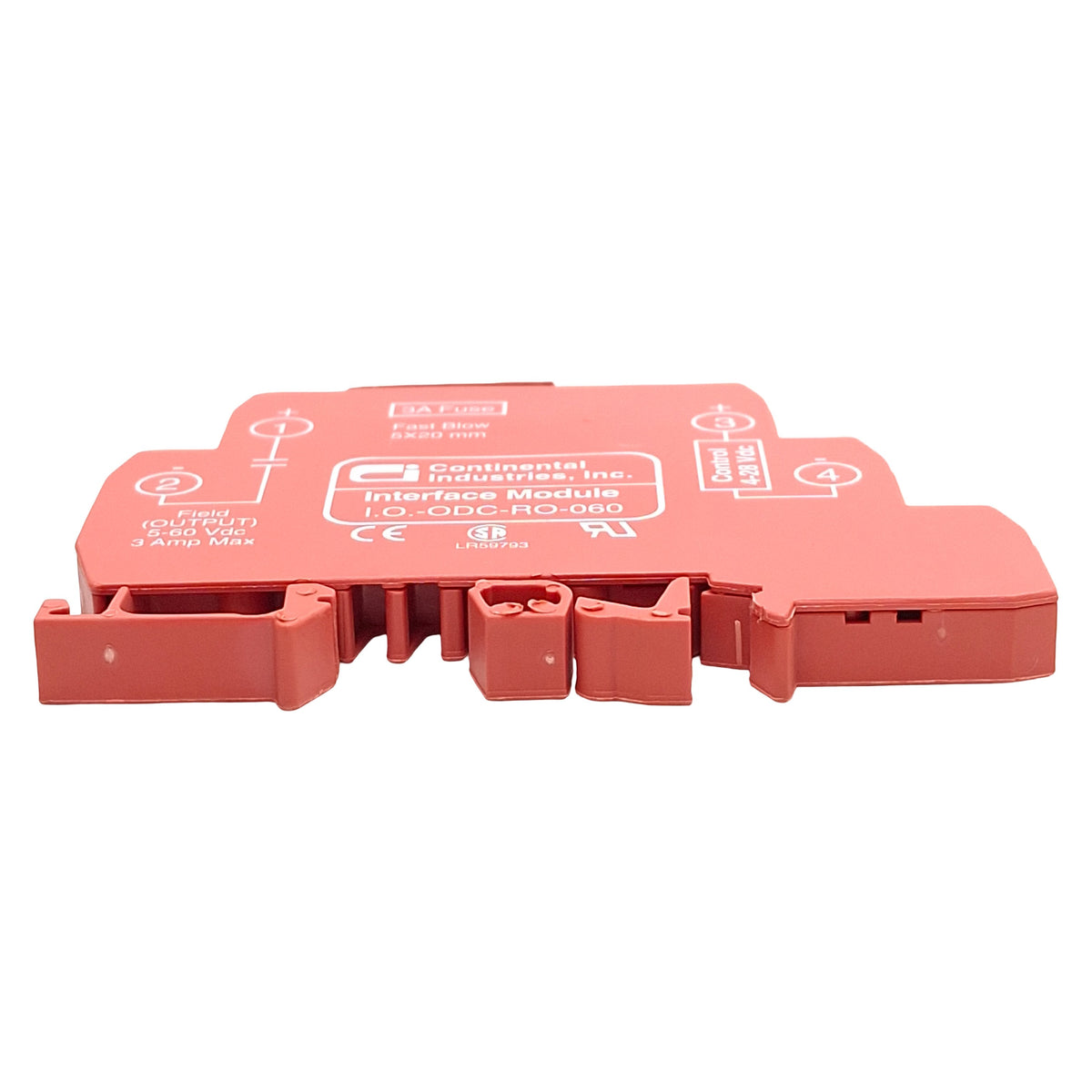 Used Continental I/O.-ODC-RO-060 Interface Module, 4-28VDC Input, 5-60VDC 0-3A Output