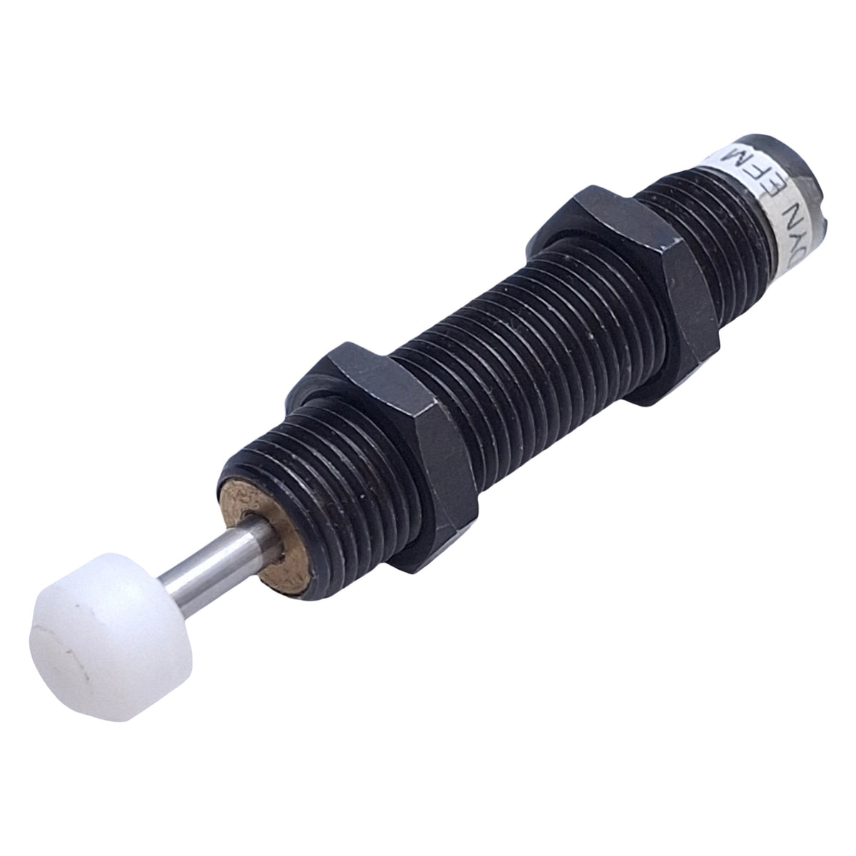 Used EFDYN EFM 10-08-6C Shock Absorber 0.31in Stroke, M10x1 Barrel, 35.6in-lbs