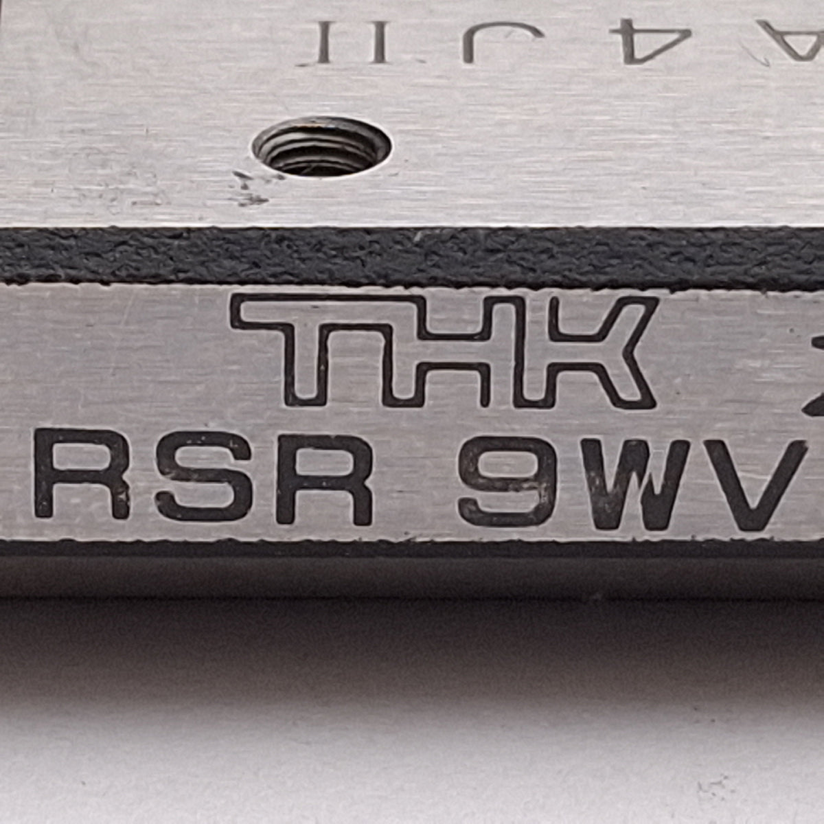 Used THK RSR9WV Linear Guide Assembly, 18x80mm Rail, 39x40mm Carriage, M2.6, 2.45kN
