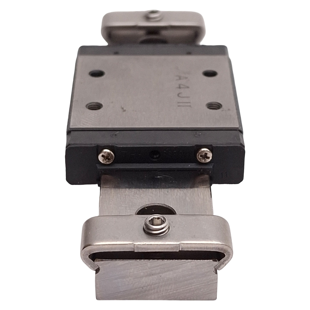 Used THK RSR9WV Linear Guide Assembly, 18x80mm Rail, 39x40mm Carriage, M2.6, 2.45kN
