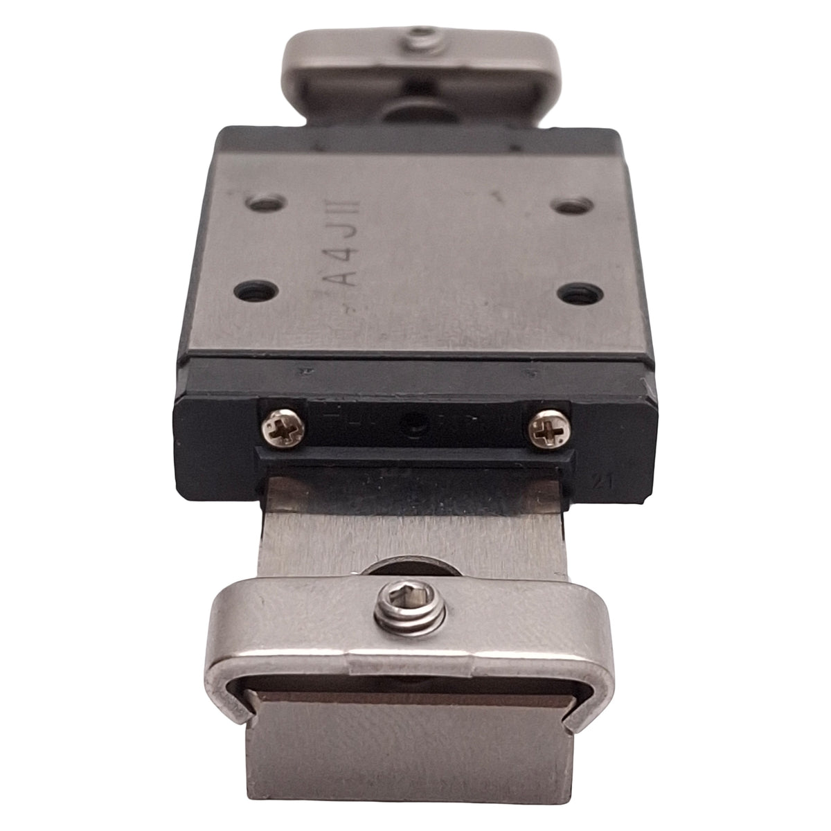 Used THK RSR9WV Linear Guide Assembly, 18x80mm Rail, 39x40mm Carriage, M2.6, 2.45kN