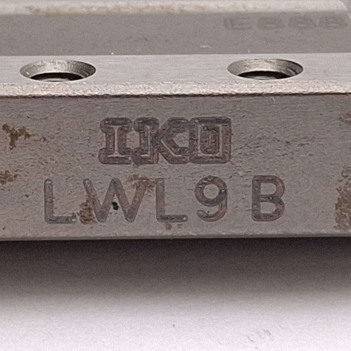 Used IKO LWL9B Linear Guide Assembly, 9x79mm Rail, 30x20mm Carriage, M3, 1810N