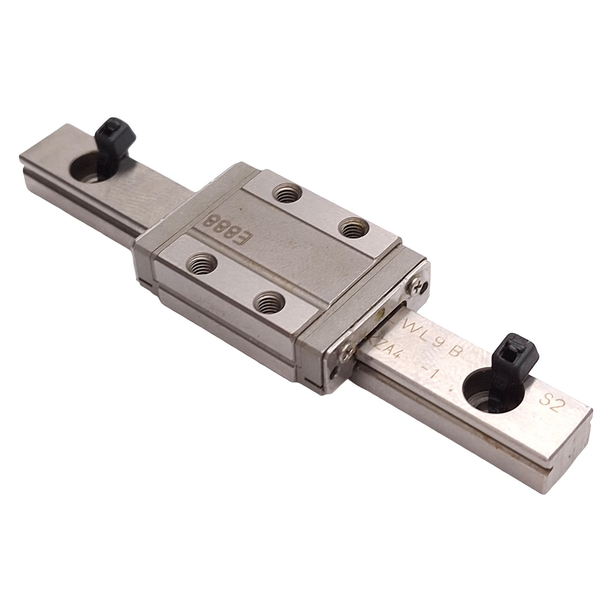 Used IKO LWL9B Linear Guide Assembly, 9x79mm Rail, 30x20mm Carriage, M3, 1810N