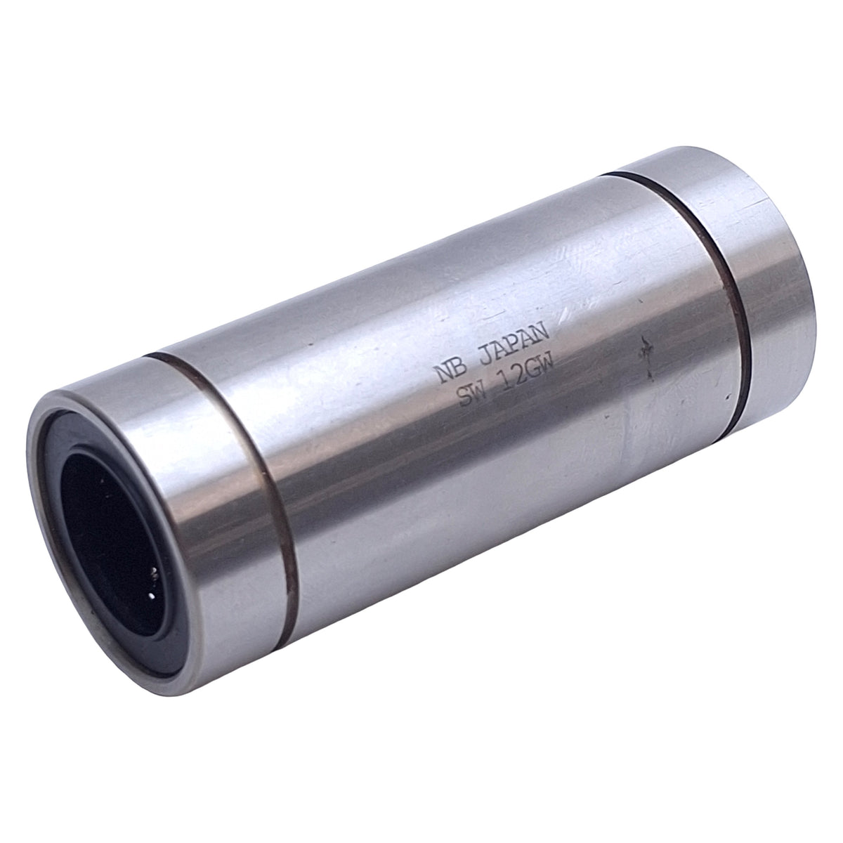 Used Nippon Bearing SW12GW Linear Slide Bushing ø0.75in ID, ø1.25in OD, 3.09in Length
