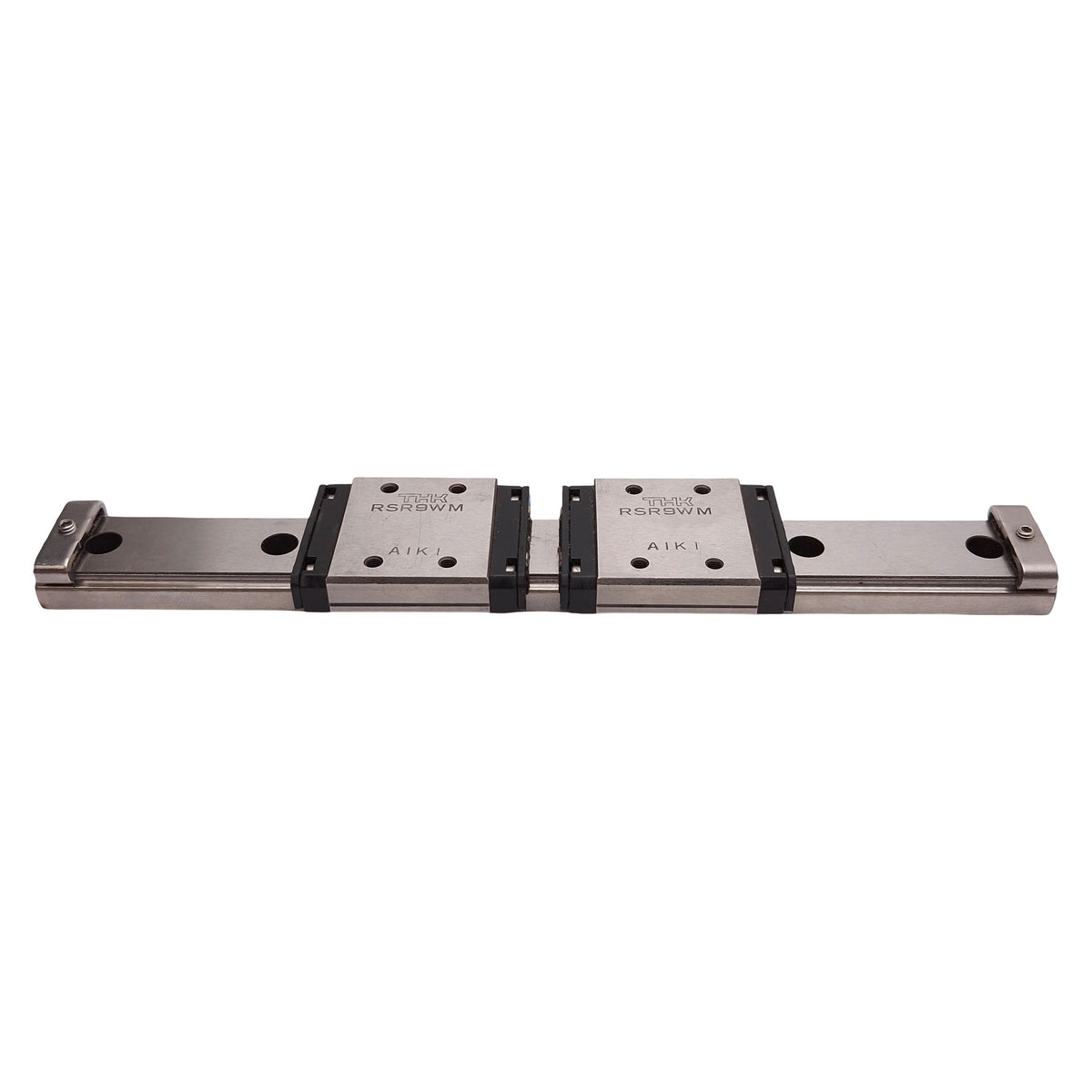 Used THK RSR9WM Linear Guide Assembly, 18x170mm Rail, (2x) 39x30mm Carriages, 2.45kN