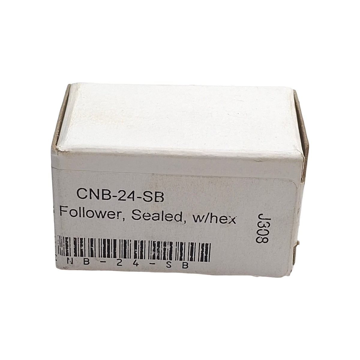 New – Open box Carter CNB-24-SB Cam Follower w/ Hex, ø3/4in Polyurethane Roller, *No Plug*