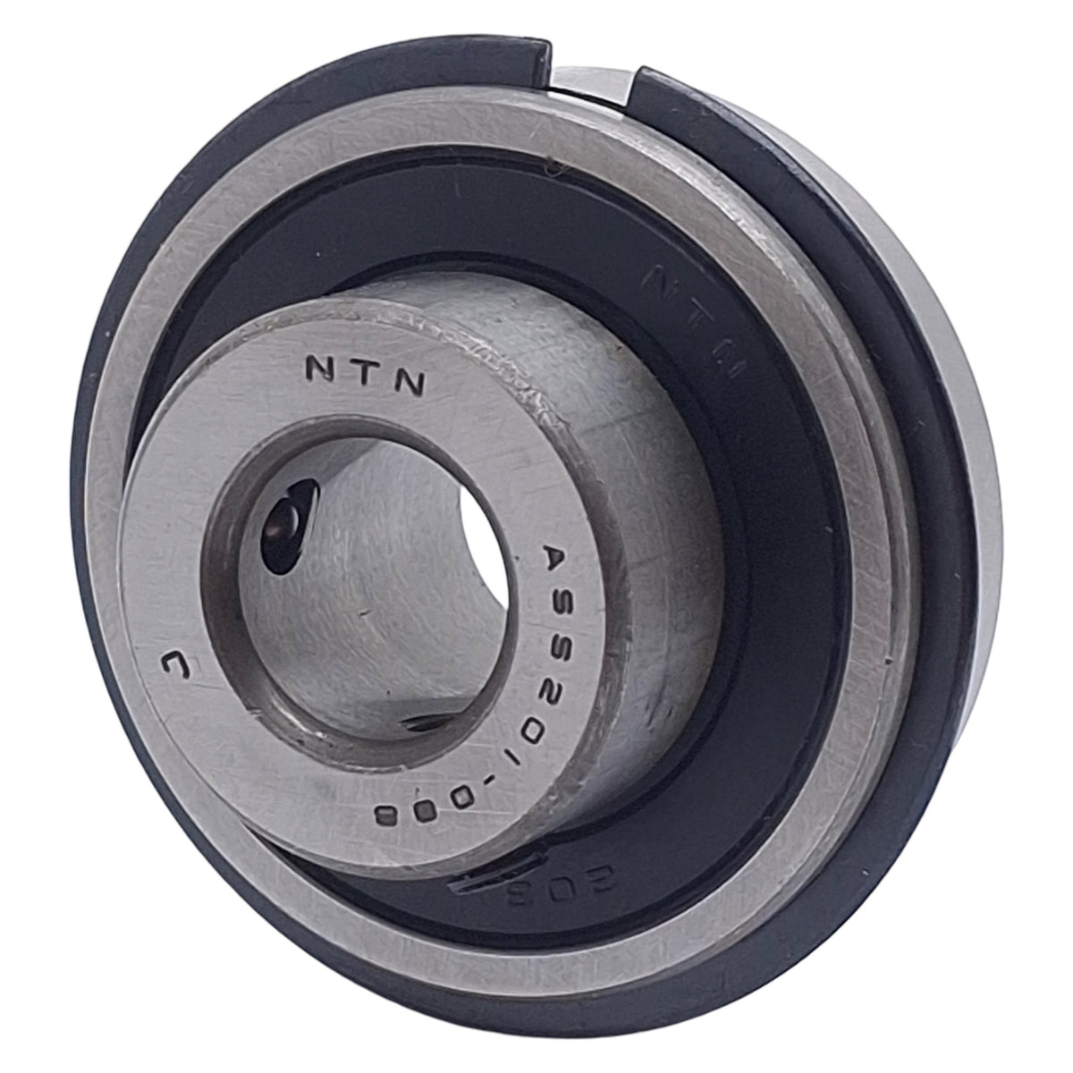 Used NTN ASS201-008 Steel Ball Insert Bearing, ø12.7mm Bore, ø40mm OD, 22mm W, 9600N