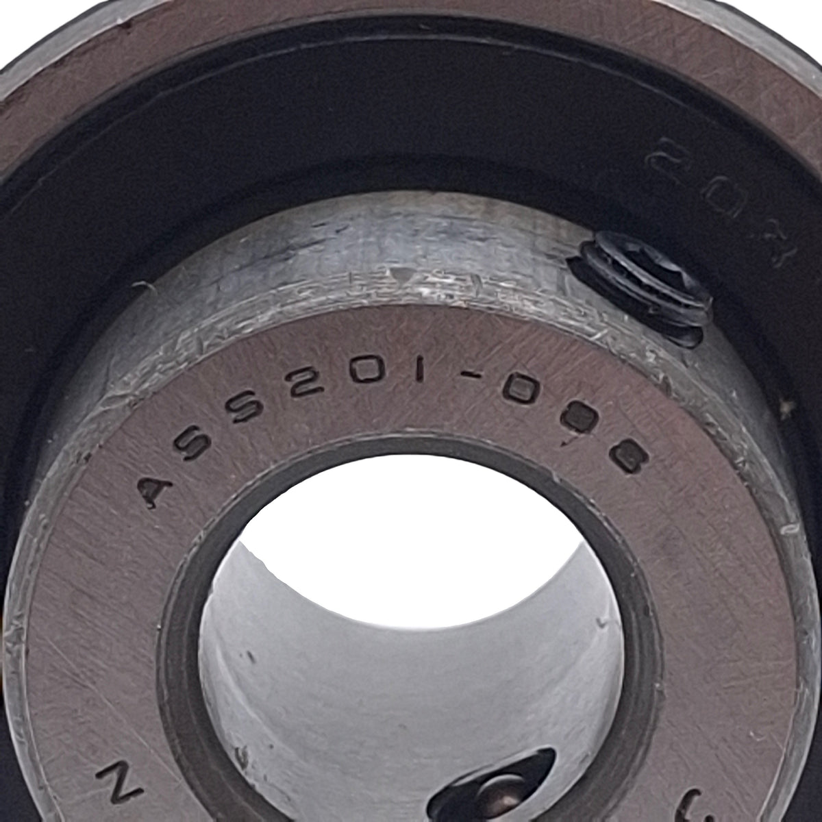Used NTN ASS201-008 Steel Ball Insert Bearing, ø12.7mm Bore, ø40mm OD, 22mm W, 9600N