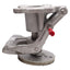 Used Bassick FH-400 Floor Lock, 4-3/4in Retracted, 5-1/2in Extended, 2-5/8 x 3-5/8in