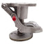 Used Bassick FH-400 Floor Lock, 4-3/4in Retracted, 5-1/2in Extended, 2-5/8 x 3-5/8in