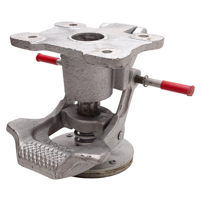 Used Bassick FH-400 Floor Lock, 4-3/4in Retracted, 5-1/2in Extended, 2-5/8 x 3-5/8in
