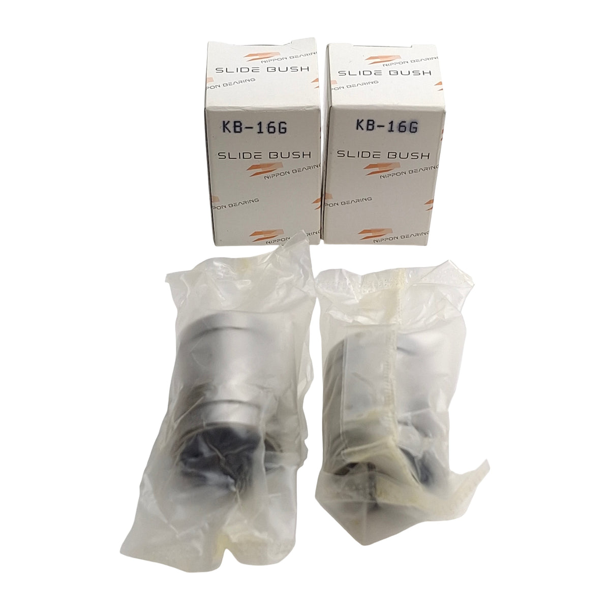 New Lot of 2 NB Slide Bush KB-16G Linear Ball Bushing 16mm ID x 26mm OD, 36mm Length