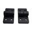 New – Open box Lot of 2 80/20 4489 Four Hole Zinc Hinge, 15-Series, 1.57in Width, 1.7in C2C