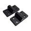 New – Open box Lot of 2 80/20 4489 Four Hole Zinc Hinge, 15-Series, 1.57in Width, 1.7in C2C