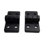 New – Open box Lot of 2 80/20 4489 Four Hole Zinc Hinge, 15-Series, 1.57in Width, 1.7in C2C