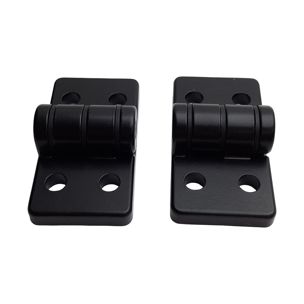 New – Open box Lot of 2 80/20 4489 Four Hole Zinc Hinge, 15-Series, 1.57in Width, 1.7in C2C
