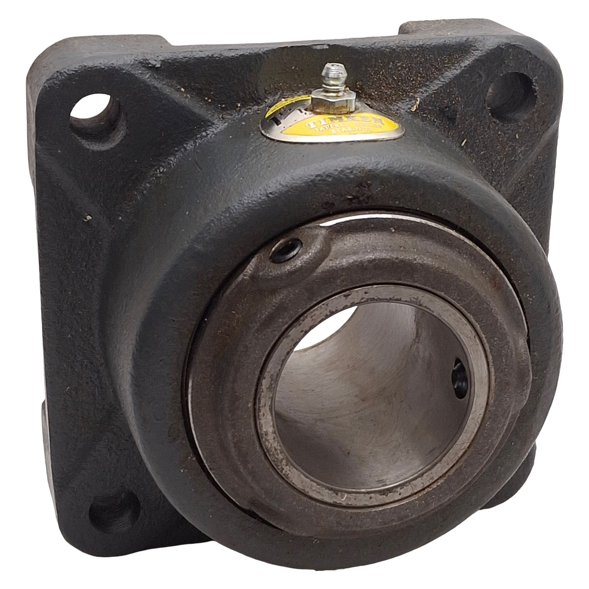 Used Timken E-4BF-TRB-1 15/16 Type E Flange Bearing, ø1-15/16in Bore, 5-5/8in Flange