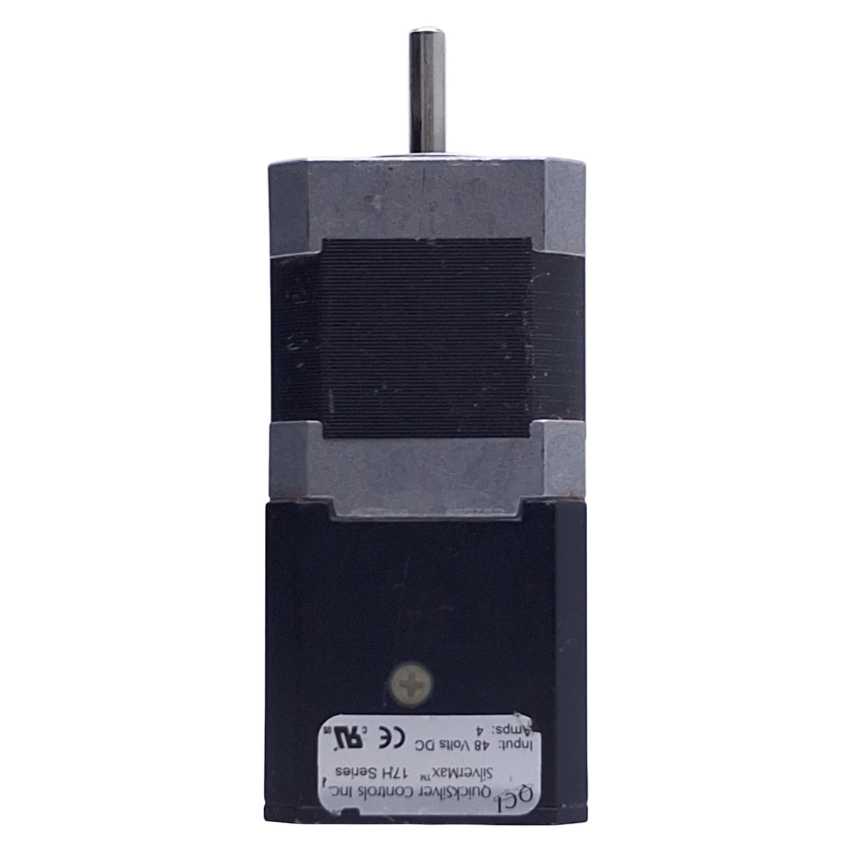 Used QuickSilver Controls S17H-3-E-01 SilverMax Servo Motor, 48VDC 4A, NEMA 17