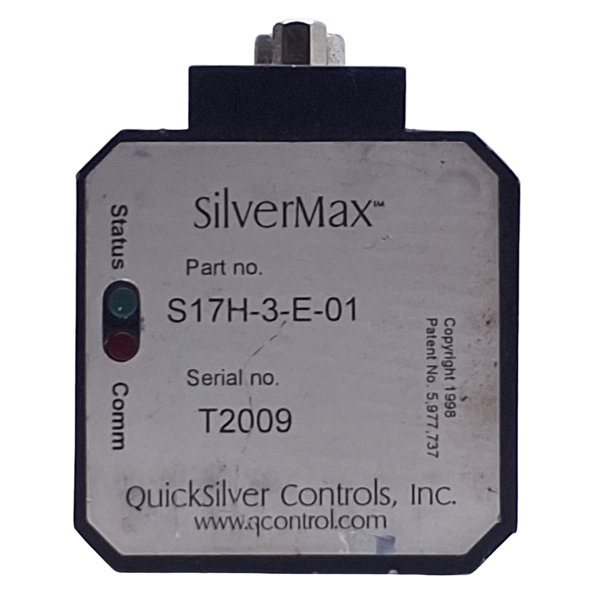 Used QuickSilver Controls S17H-3-E-01 SilverMax Servo Motor, 48VDC 4A, NEMA 17