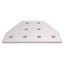 Used Lot of 4 80/20 4155 Tee Flat Plate, 10-Series, 8-Hole, 3in x 4in x 3/16in