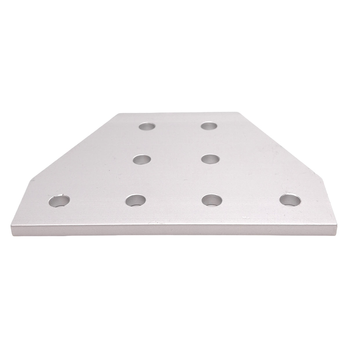 Used Lot of 4 80/20 4155 Tee Flat Plate, 10-Series, 8-Hole, 3in x 4in x 3/16in
