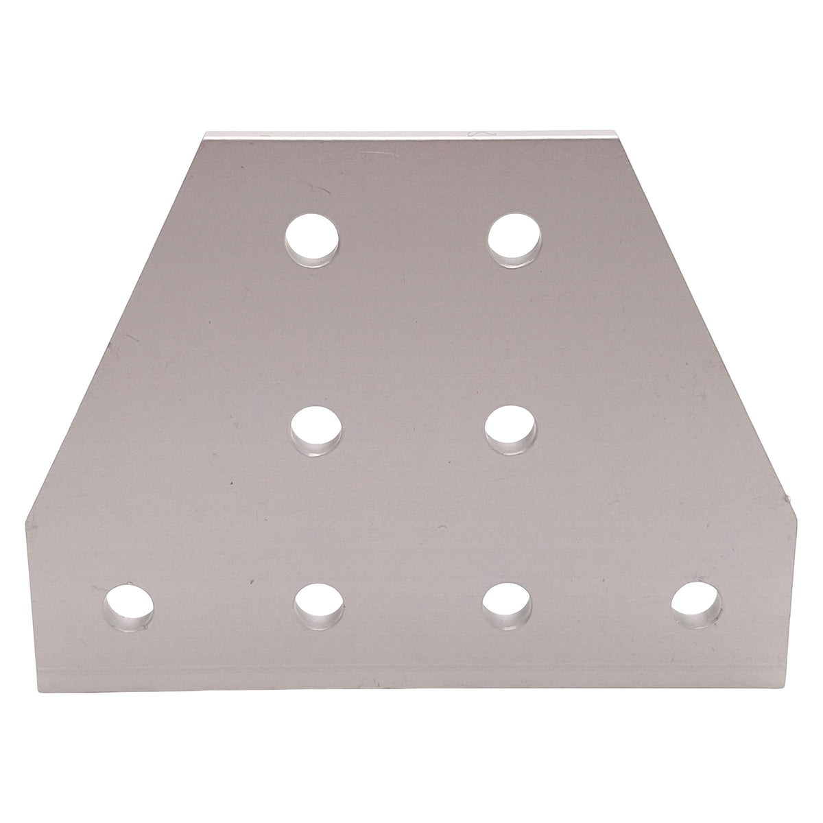 Used Lot of 4 80/20 4155 Tee Flat Plate, 10-Series, 8-Hole, 3in x 4in x 3/16in