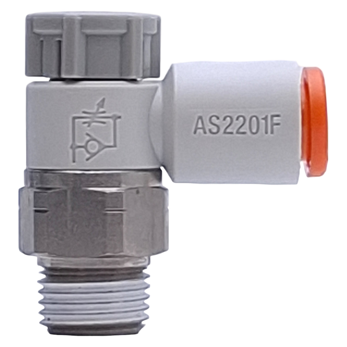 New – Open box Lot of 3 SMC AS2201F-N01-07SA Flow Control Fitting 1/8in NPT to ø1/4in OD Tube