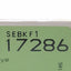 New Tri-Tronics SEBKF1 Glass Fiber Optic Amplifier, NPN/PNP, 12-24VDC, 4-Pin M12